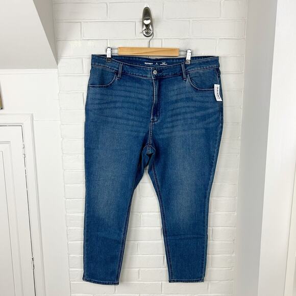 NWT Old Navy High Rise Wow Super Skinny Jeans Size 18 Petite - Picture 1 of 8